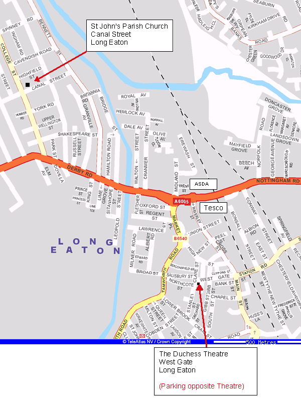 Long Eaton Map